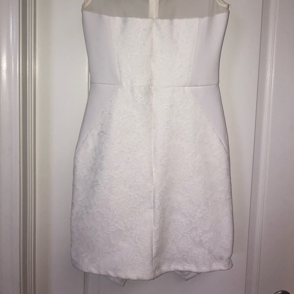 Top Shop White Mini Dress, Perfect for Graduation! - Picture 5 of 6